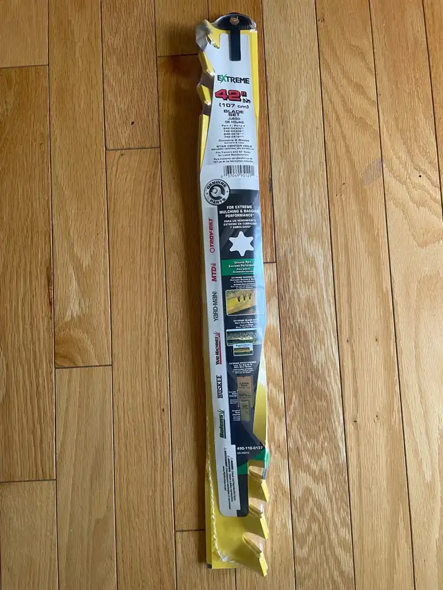 New MTD 42' Blade Set - sealed unopened