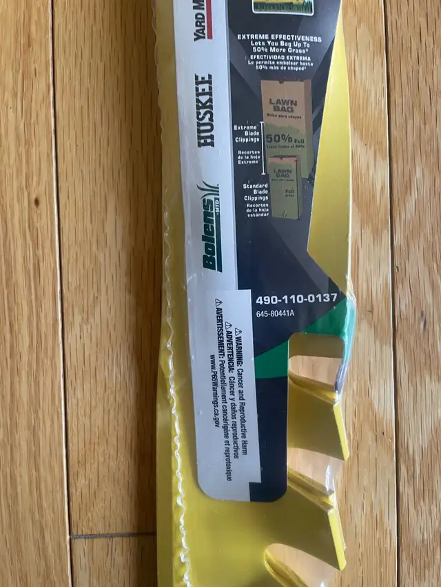 New MTD 42' Blade Set - sealed unopened - Photo 3