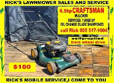 6.5hp CRAFTSMAN selfpropelled mulcher lawnmower