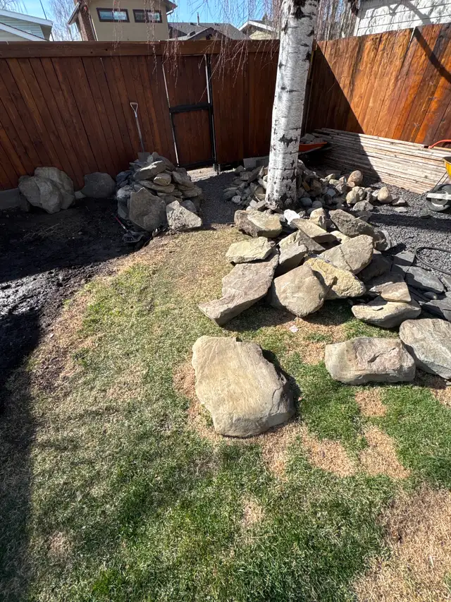 Landscaping rocks