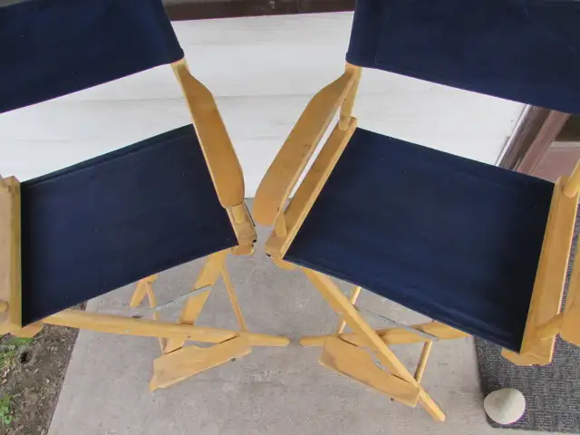 Pair of Directors Chairs - Photo 8