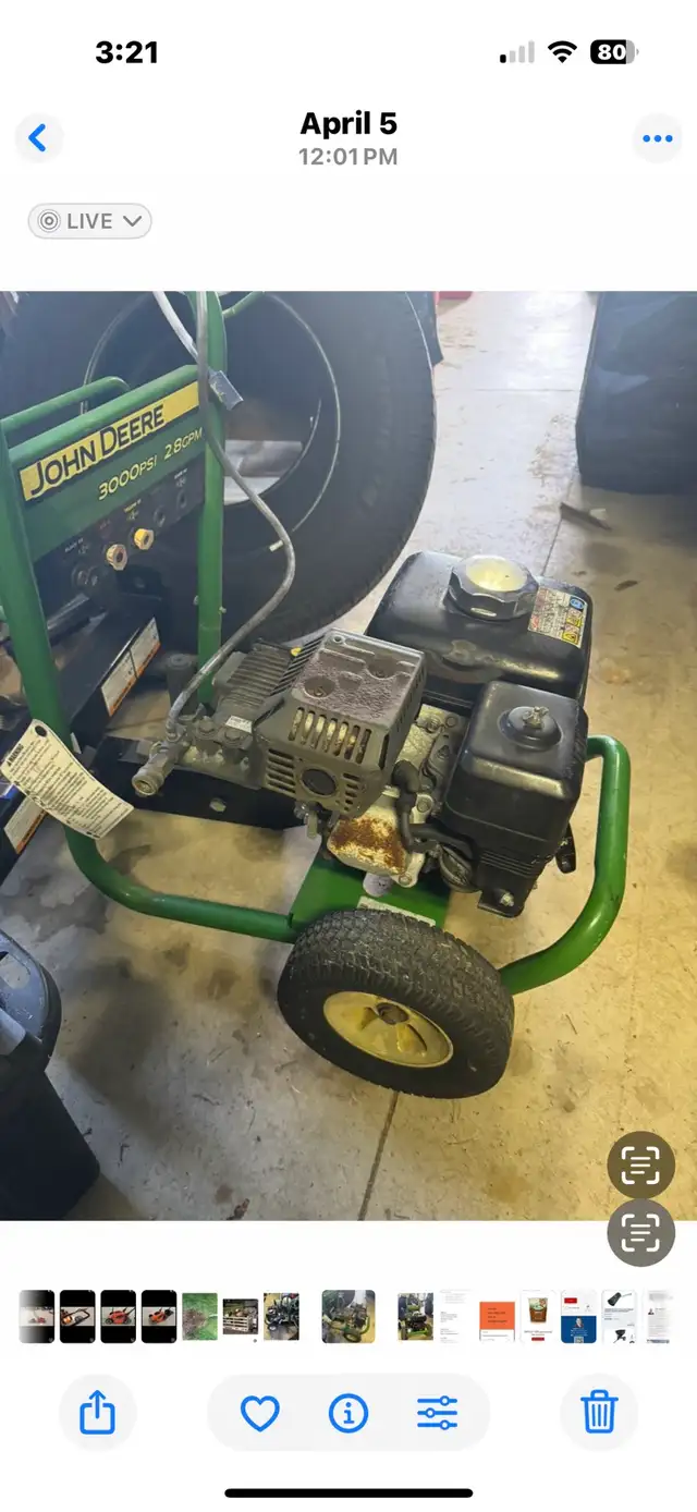 Honda GX 200 Gas Engine 6.5 HP - Photo 3