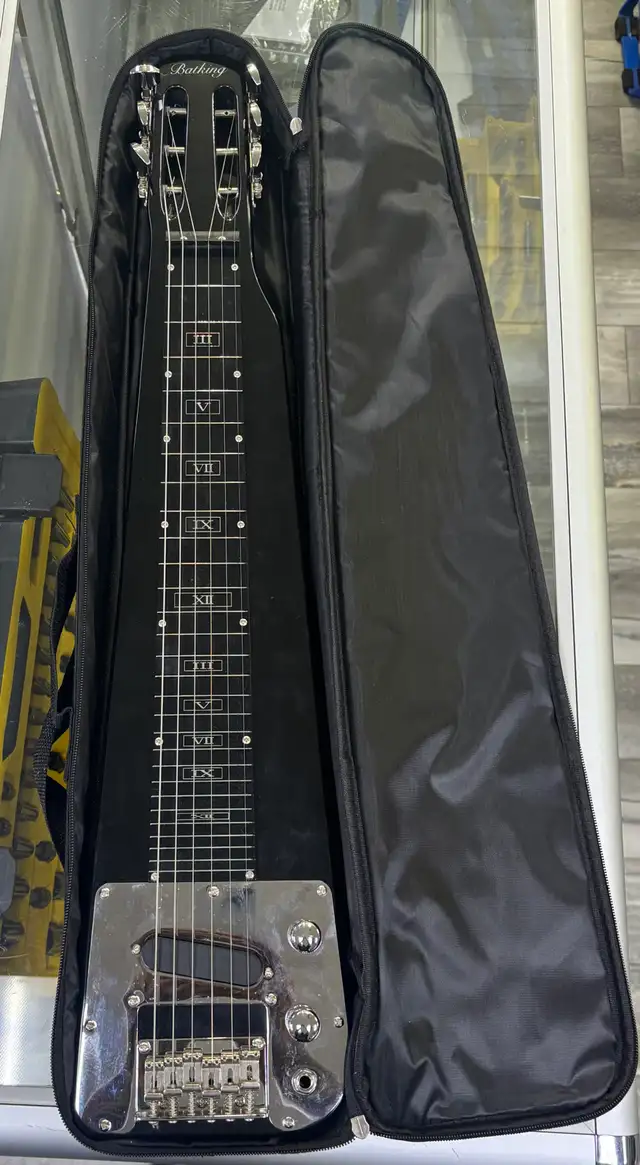 Batking 6 String Lap Steel Guitar with Case - Photo 5