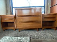 3 piece mid century dresser set