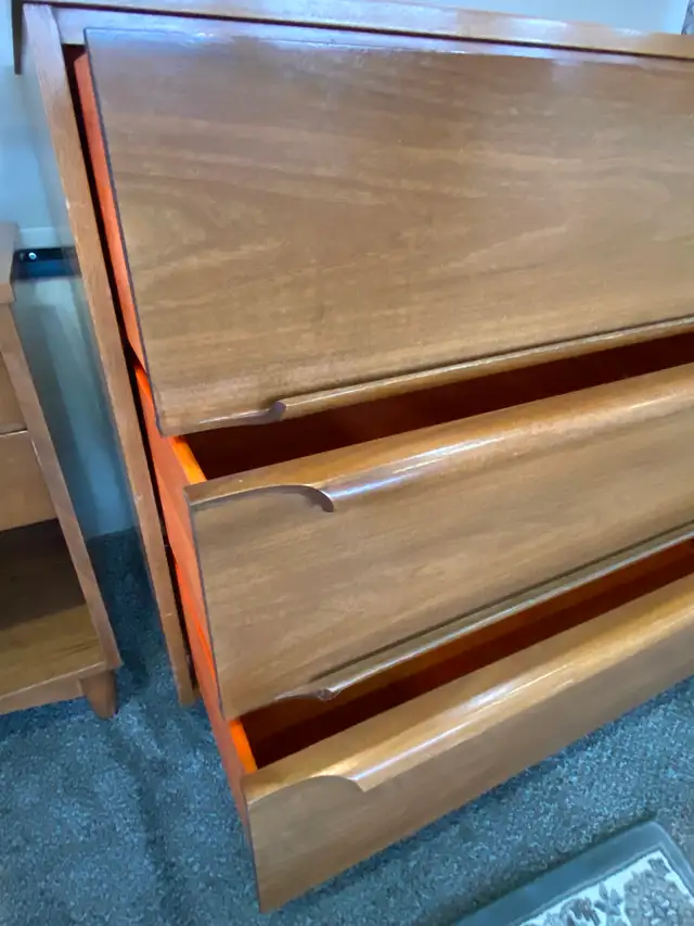 3 piece mid century dresser set - Photo 4