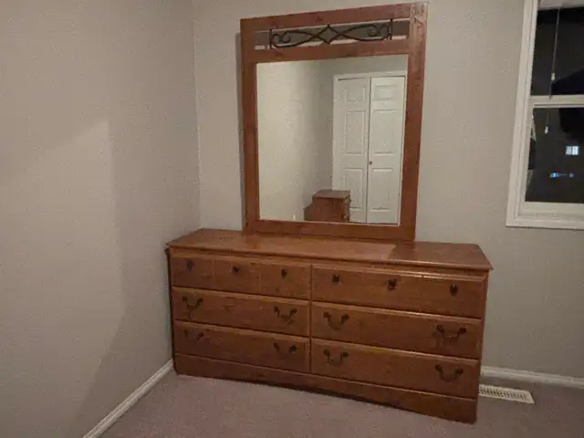 dresser and night stand