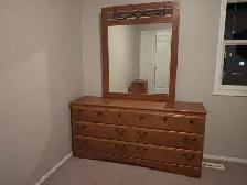 dresser and night stand