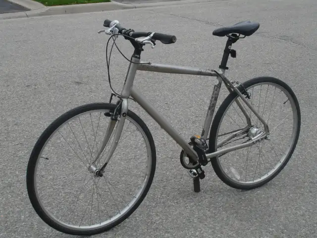 ALL ALUMINUM HYBRID 21.5' LARGE FRAME 700C MEC 5 SPD ROAD BIKE! - Photo 2
