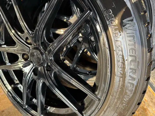 225-45-18 Kumho Winter Wheels off Nissan Sentra - Photo 3