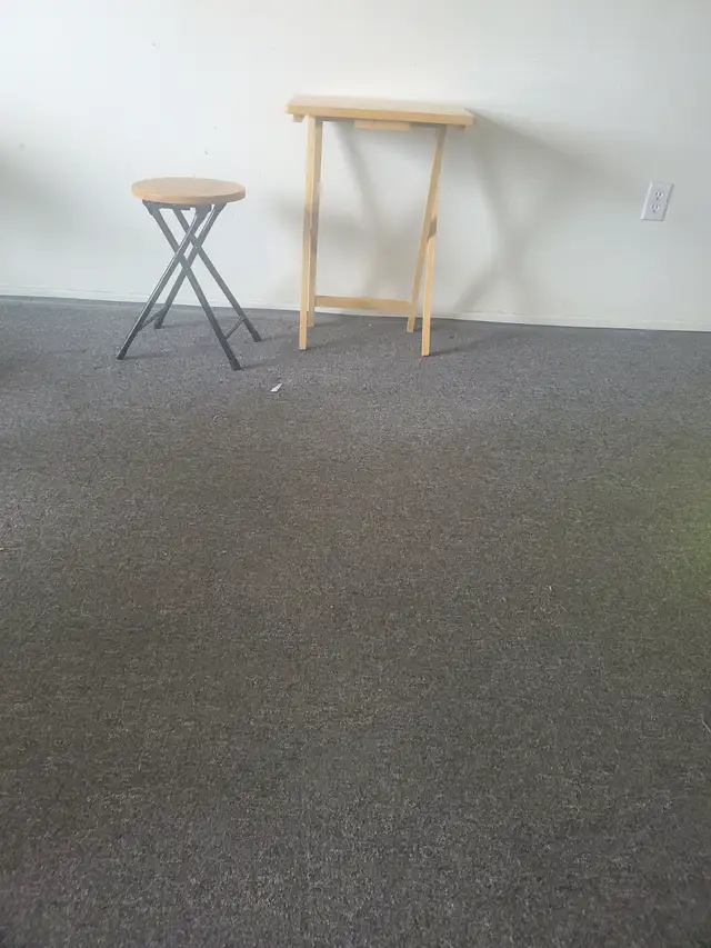 Folding table and stool