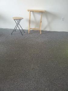 Folding table and stool