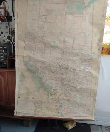 1962  MAP OF ALBERTA