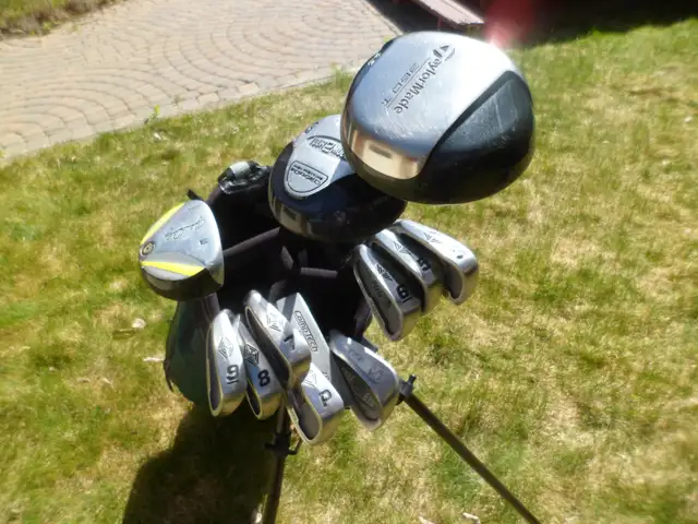 MENS LEFT HAND 12 CLUBS PLUS BAG GOLF SET - Photo 2