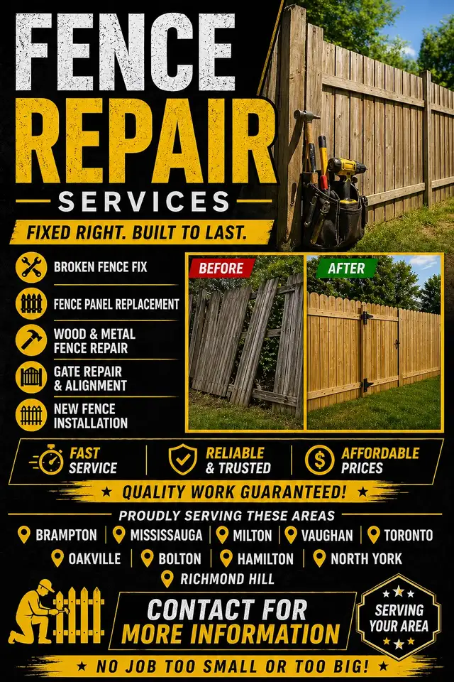 Fence Repair & New Fence Installation - Photo 2
