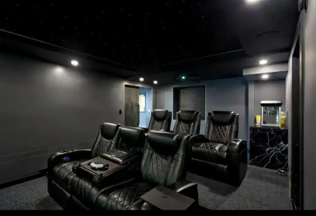 Premium Home Theater Recliner Chairs (Full Set) - Photo 2