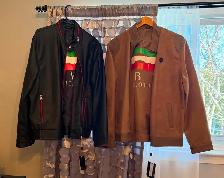 BV Clothing Italian Leather Spring Jackets