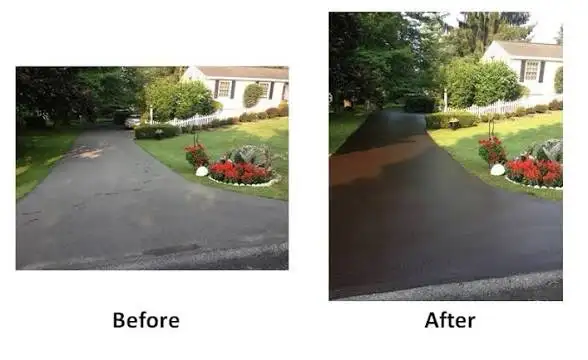 Sealer driveway