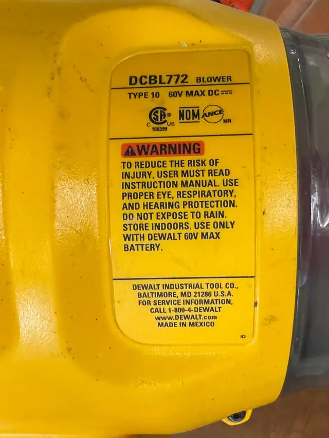 DEWALT 60V MAX FLEXVOLT Brushless Blower (DCBL772) $189 - Photo 6