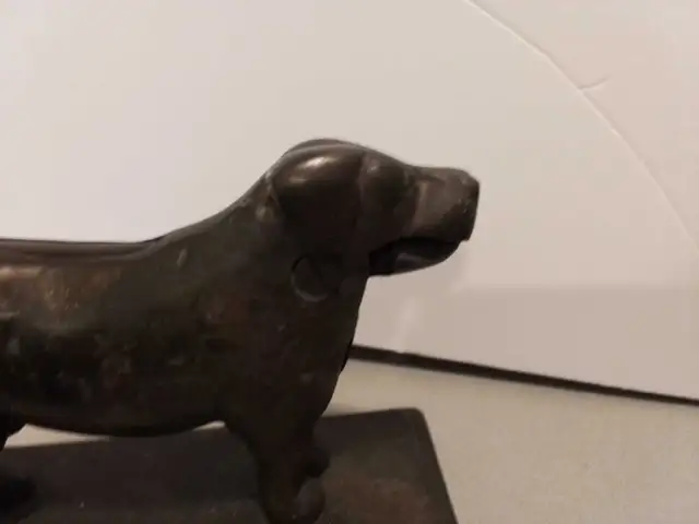 Antique Solid BRASS NUTCARKER or DOOR Stop - Photo 3