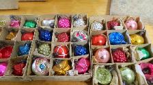 Boule de Noel 1940  Antique  Germany 100% Original 36 avec Boite
