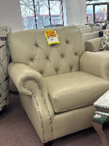 leather accent chair for sale