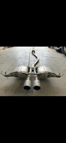 Honda Civic muffler and pipe assembly
