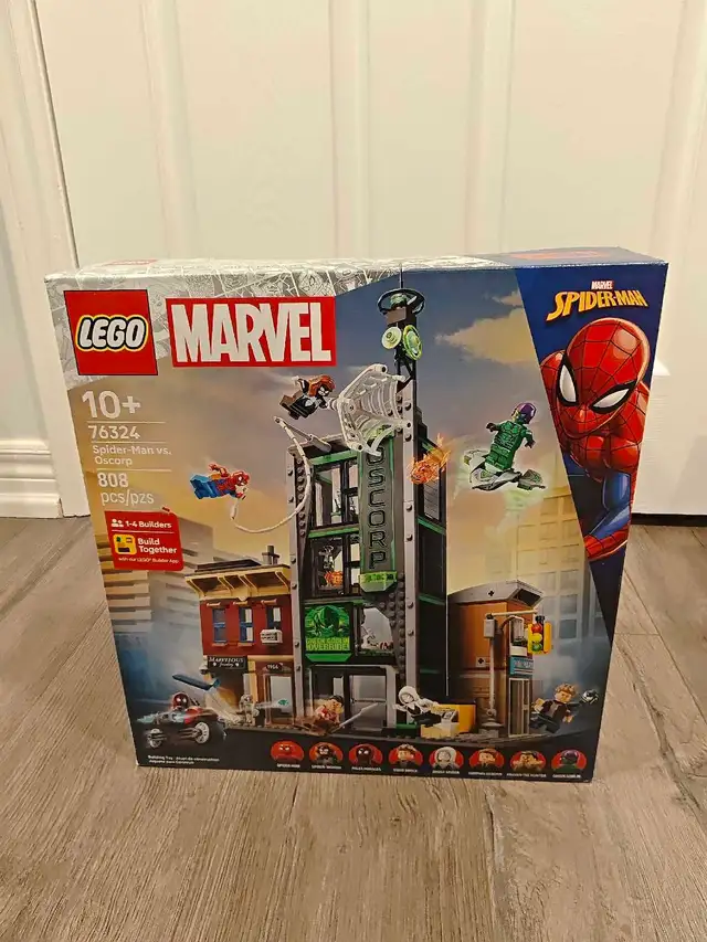 BNIB LEGO Marvel 76324 Spider Man vs. Oscorp Building