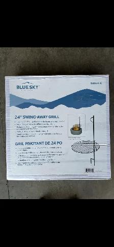 swing away outdoor barbecue grill