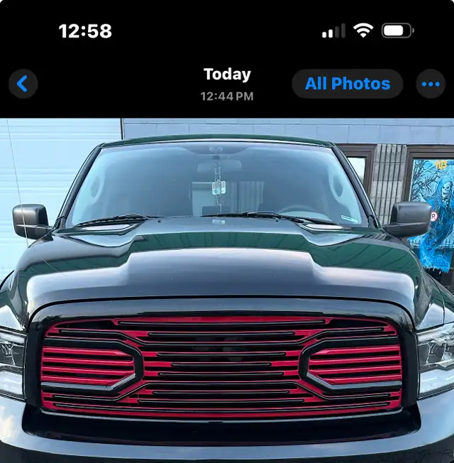 Dodge ram upgrade grill