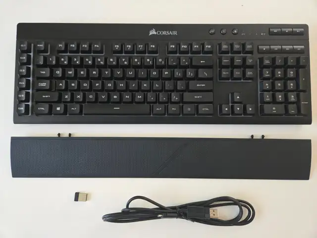CORSAIR K57 Bluetooth RGB Gaming Keyboard Paid $120 - Photo 2