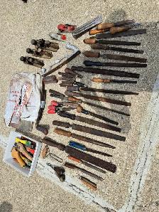 scrappers, plains, chisels