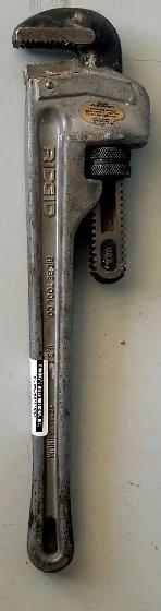 18' Ridgid Aluminum Pipe Wrench 31100 (28416730)