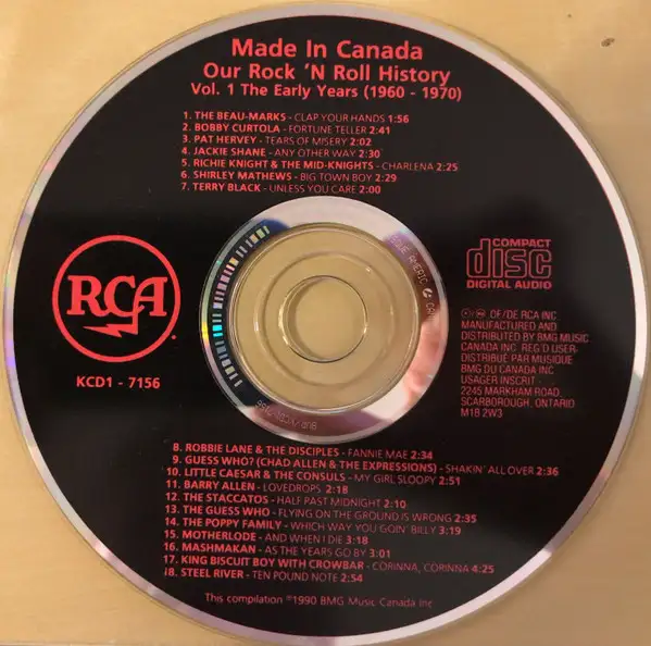 Made in Canada Volume One The Early Years CD - Photo 2