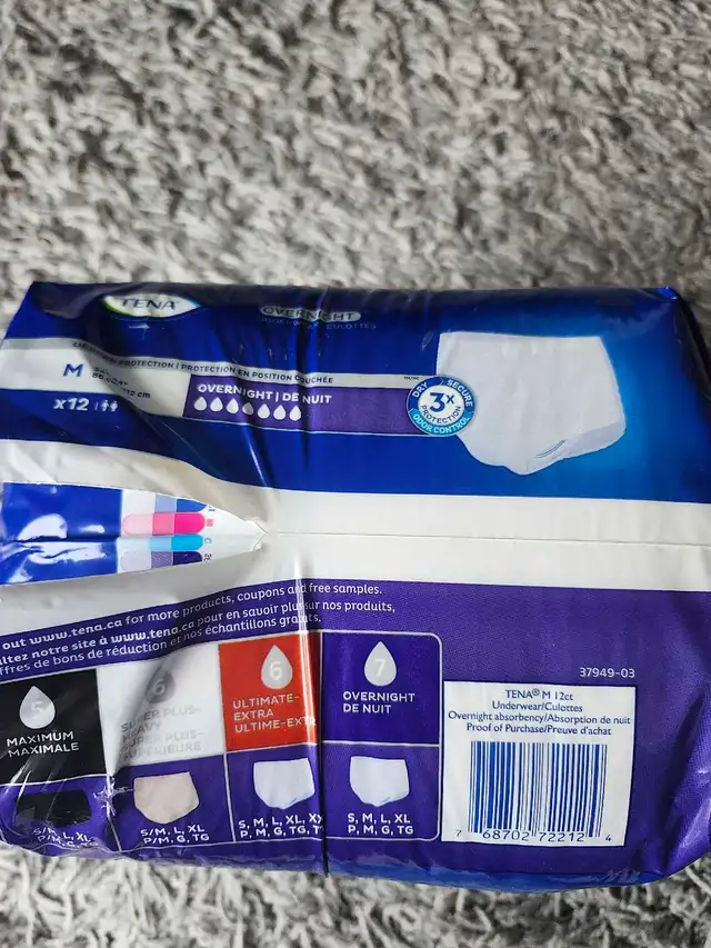 Tena Overnight Diapers - Photo 2