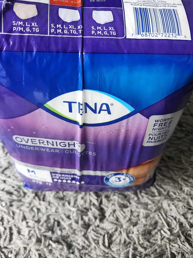 Tena Overnight Diapers - Photo 3