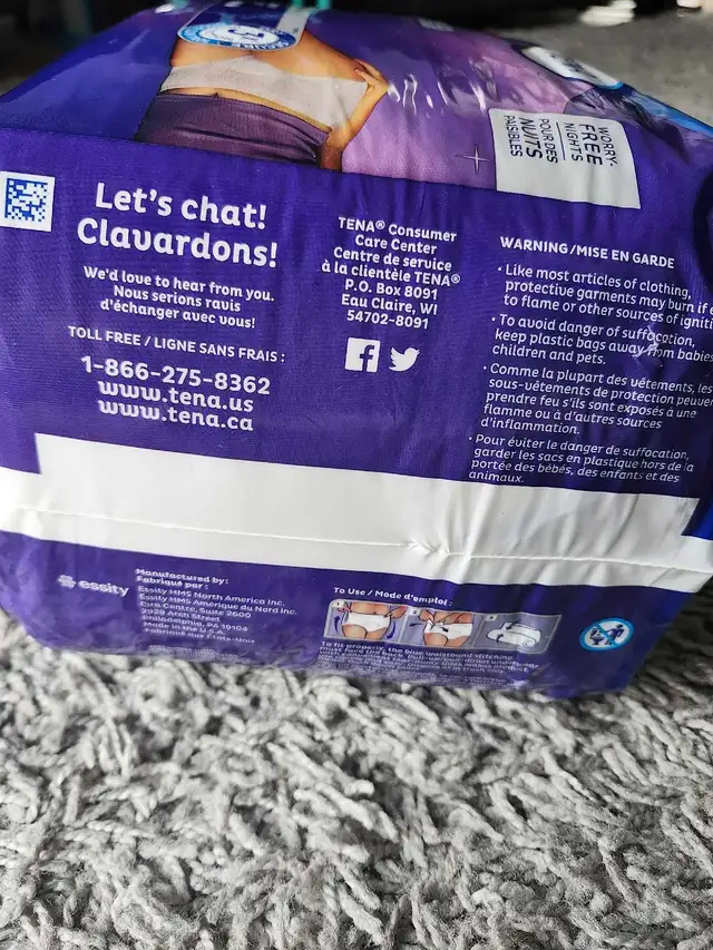 Tena Overnight Diapers - Photo 4