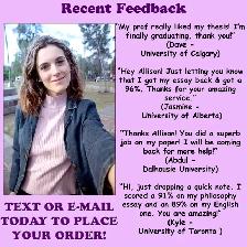 Canadian Ghost Writer ~ (91% Average Grade) A  Academic Essays - Photo 2