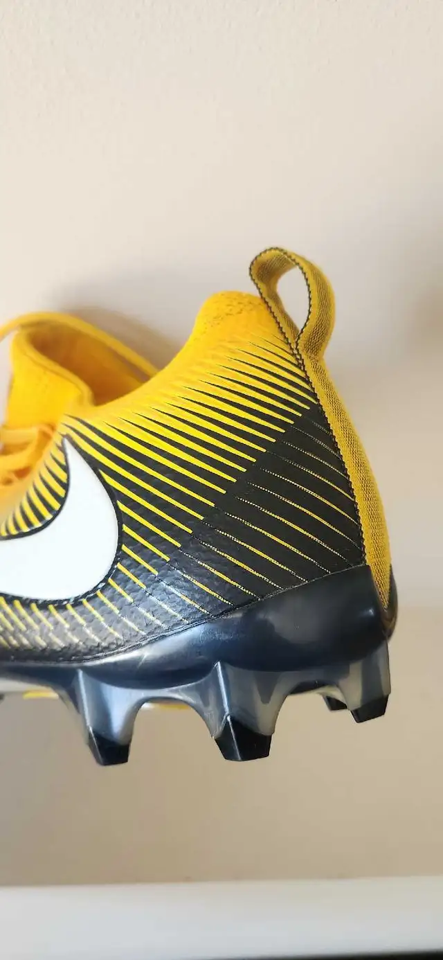Nike Men’s Size 16 Vapor Untouchable Pro PF Gold/Black Football - Photo 6