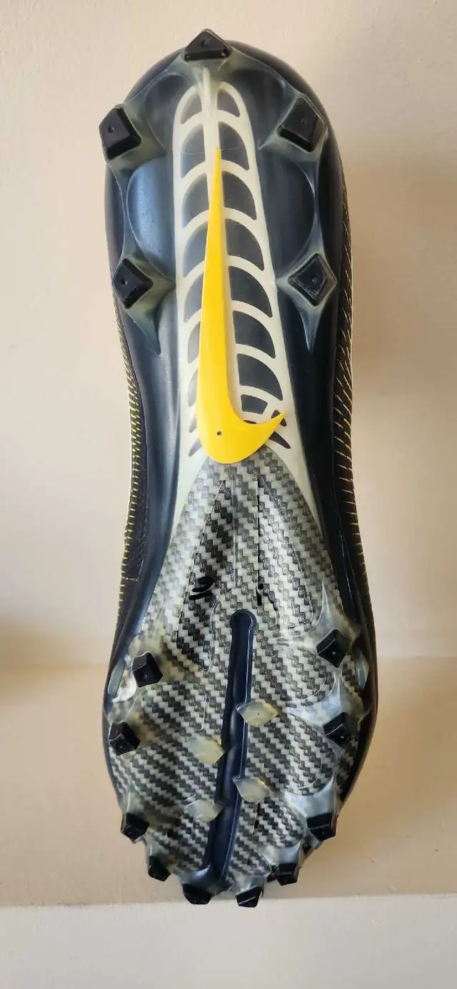 Nike Men’s Size 16 Vapor Untouchable Pro PF Gold/Black Soccer - Photo 3