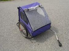 MUST SELL NOW BIKE TRAILER FOR TWO KIDS EVERYTHING INCLUDED!