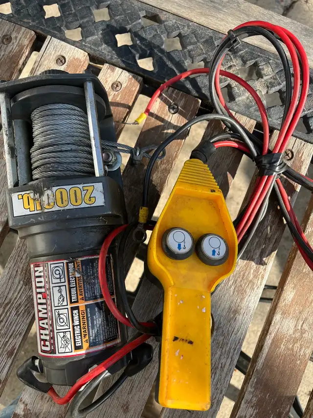 2000lbs winch