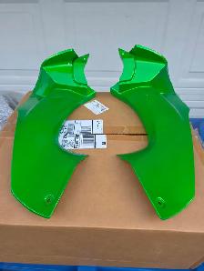 2018 Kawasaki ZX14R Green Upper Left & Right Filler Panels