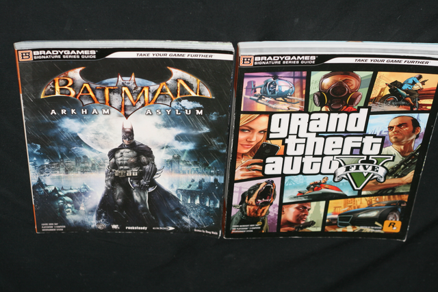 BRADY GAMES STRATEGY GUIDES: GRAND THEFT AUTO V, BATMAN