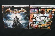 BRADY GAMES STRATEGY GUIDES: GRAND THEFT AUTO V, BATMAN