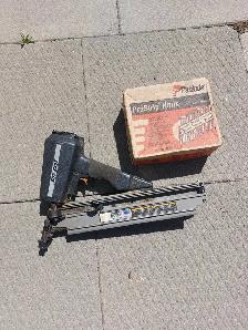 Duo-Fast framing nail gun and nails