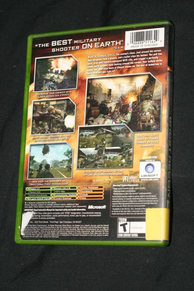 XBOX GAME- TOM CLANCY'S GHOST RECON 2 - Photo 2