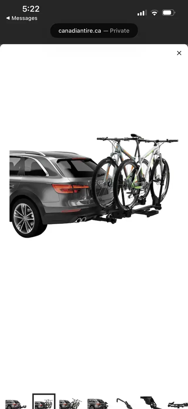 new in box Thule T2 Pro X 2-Bike Carrier, bike rack 2-in, Black - Photo 3
