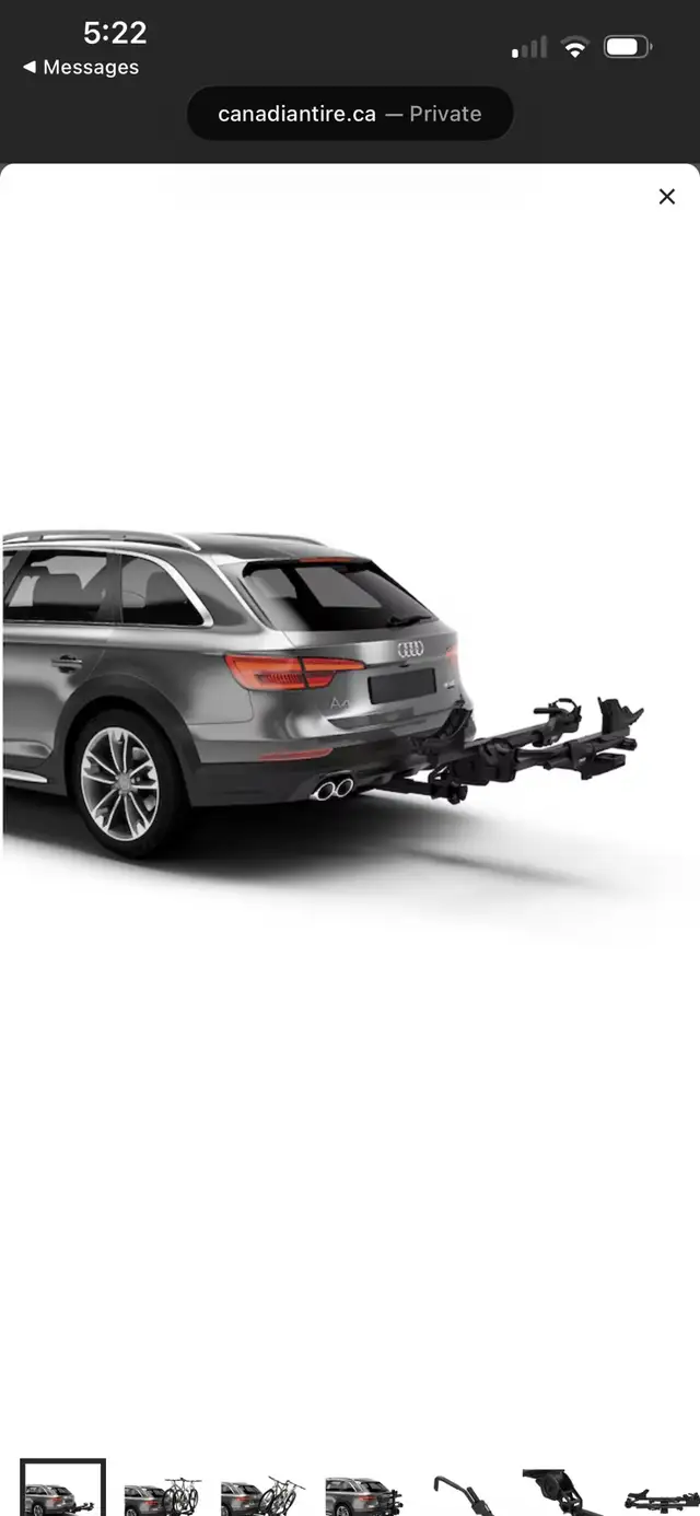 new in box Thule T2 Pro X 2-Bike Carrier, bike rack 2-in, Black - Photo 4