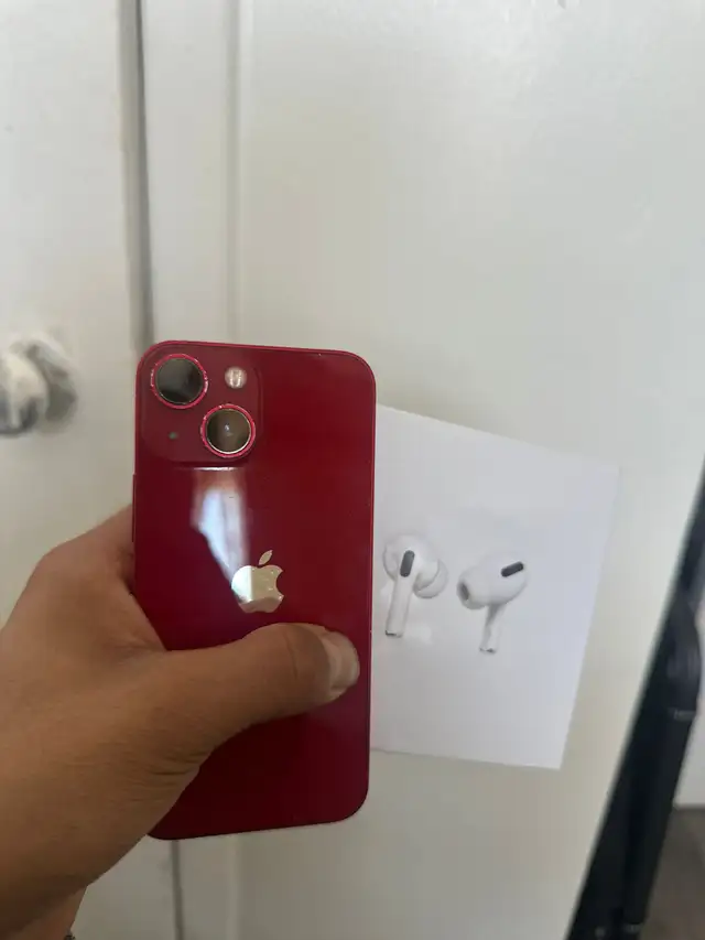 iPhone 13mini 128 76% battery Airpod pkg/Delivery