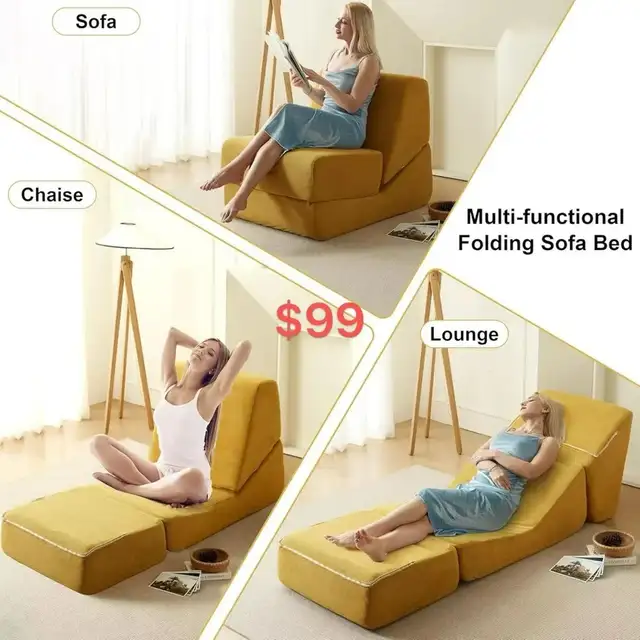 Brand New Compressed Convertible Sofa Special Selling at $99